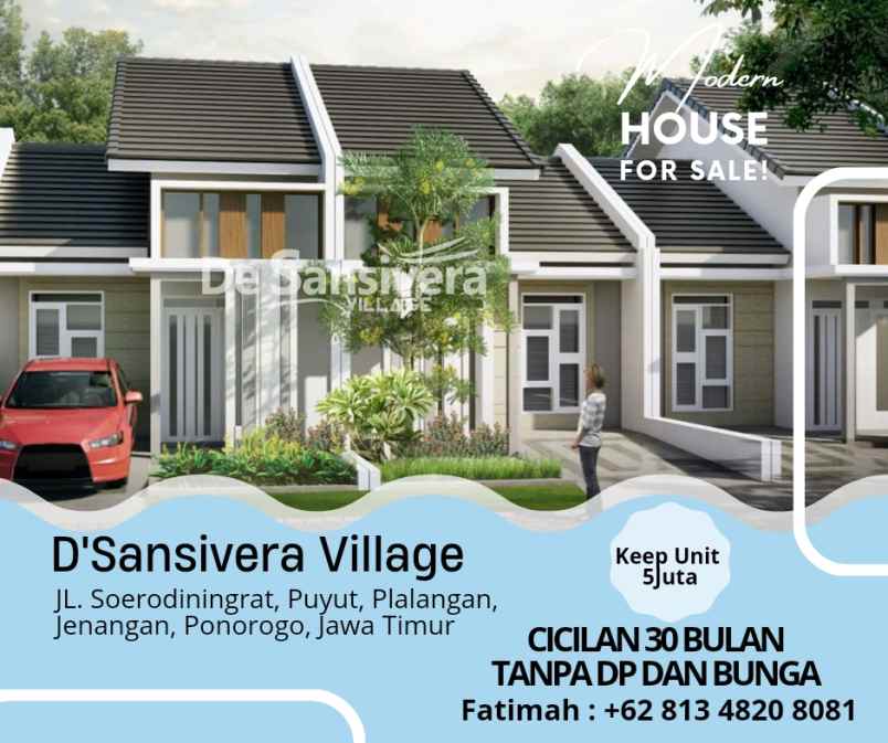 rumah modern syariah minimalis di ponorogo