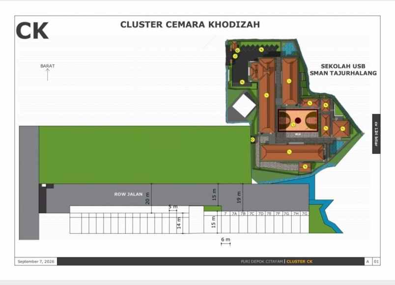 rumah murah dekat exit toll dan stasiun