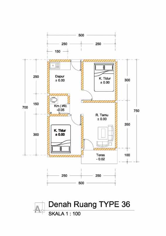 rumah murah di sedayu bantul desain cantik