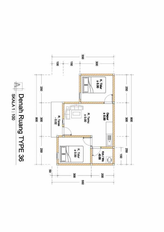 rumah murah di sedayu bantul desain cantik