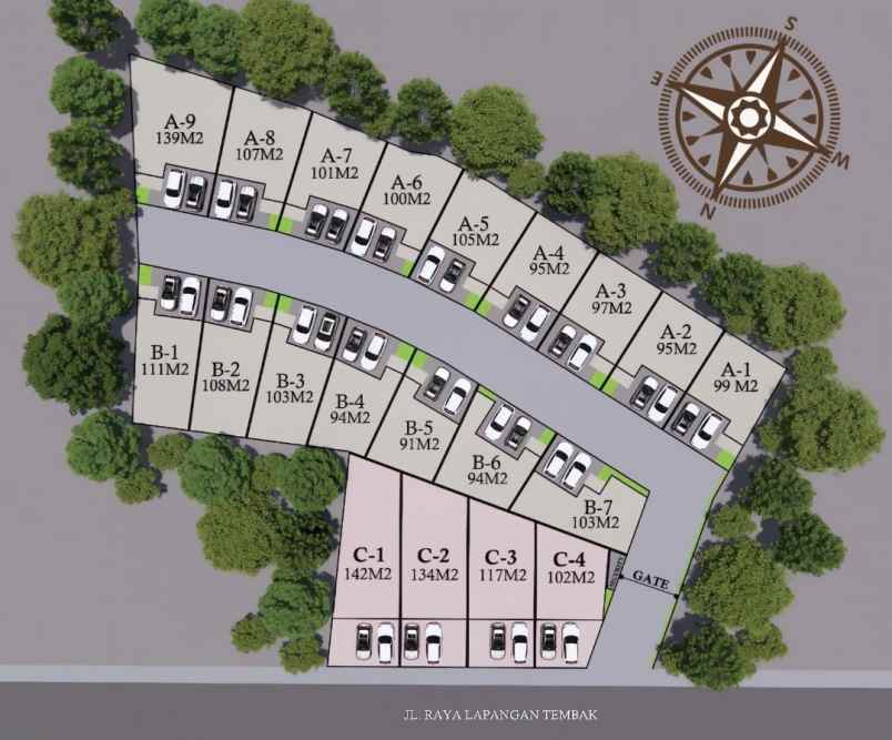 rumah ready 3lt siap huni cibubur lp tembak