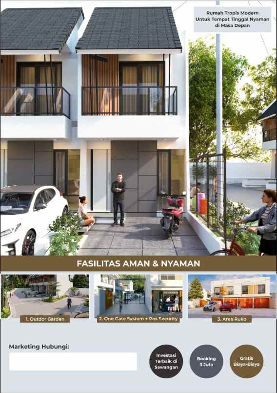 rumah readystok 15menit stasiun citayam depok