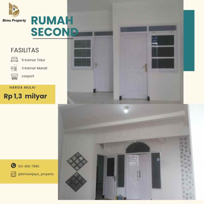 rumah second luas cocok untuk tempat tinggal