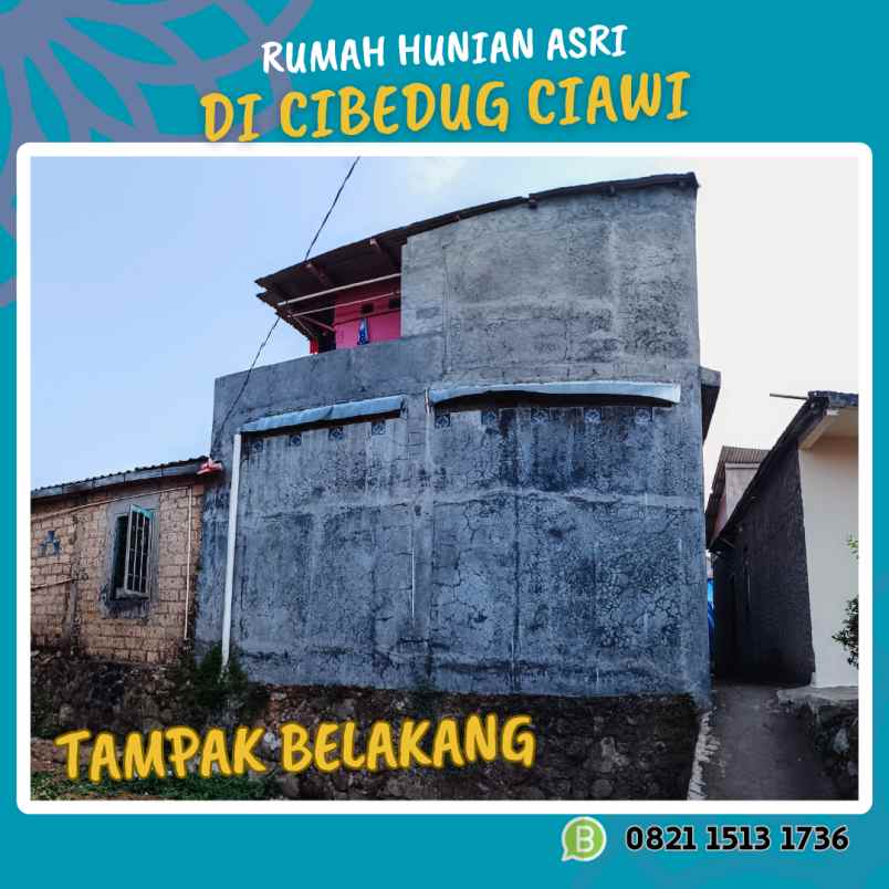 rumah sejuk di cibedug ciawi kabupaten bogor