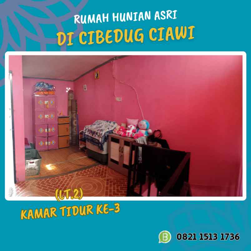 rumah sejuk di cibedug ciawi kabupaten bogor