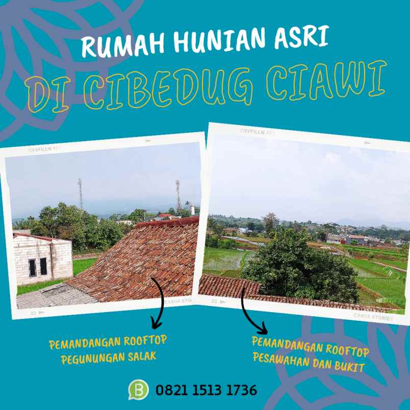 rumah sejuk di cibedug ciawi kabupaten bogor