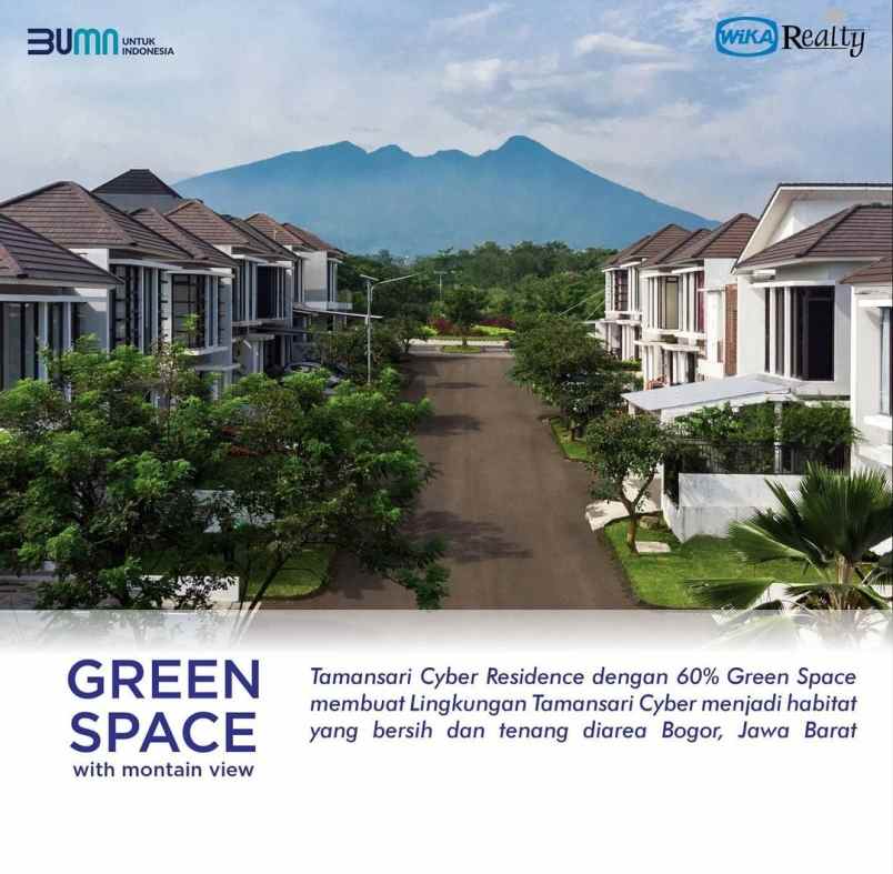 rumah siap huni di tamansari cyber bogor type 62 105