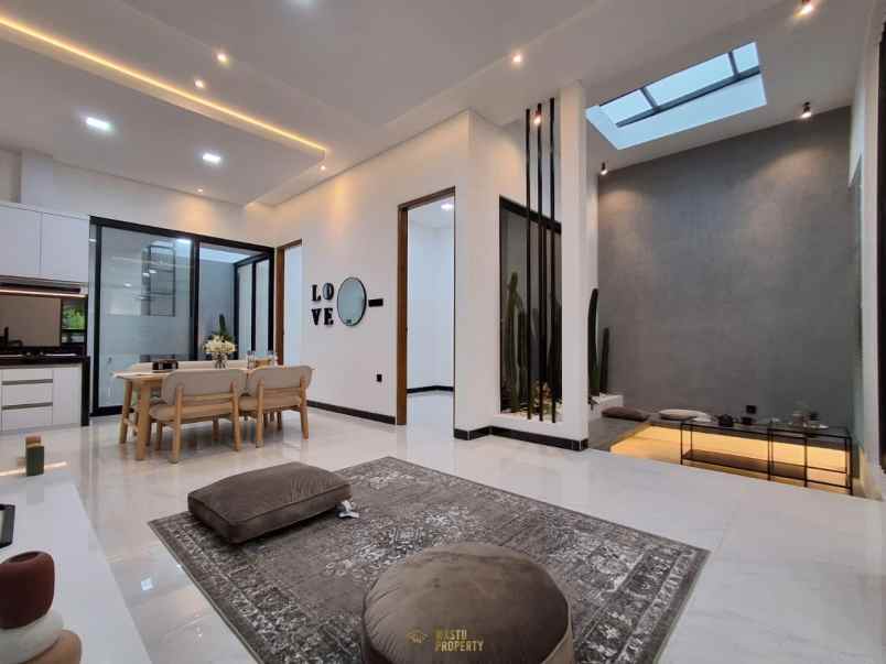 rumah siap huni furnish kekinian di jakal sleman