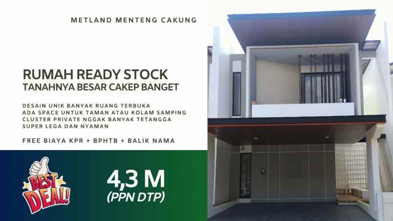 rumah siap huni mewah harga murah