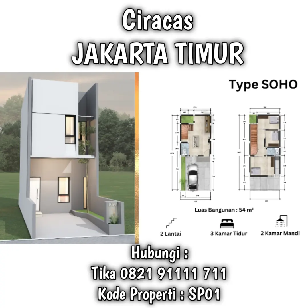 rumah strategis di ciracas jakarta timur harga murah