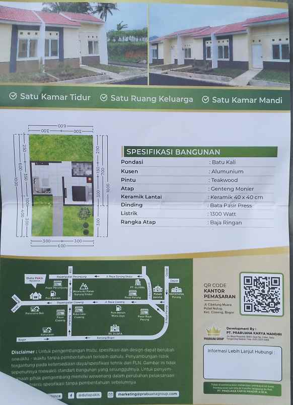 rumah subsidi terdekat dari serpong