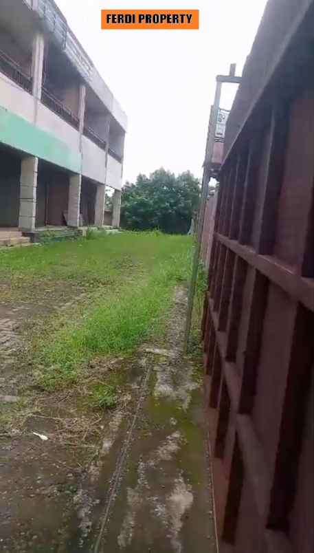 tanah dengan bangunan ex ruko gunung putri bogor