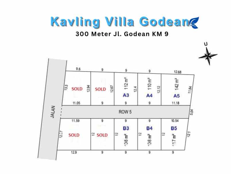 tanah kavling godean km 9 tepi jalan cicil 12x