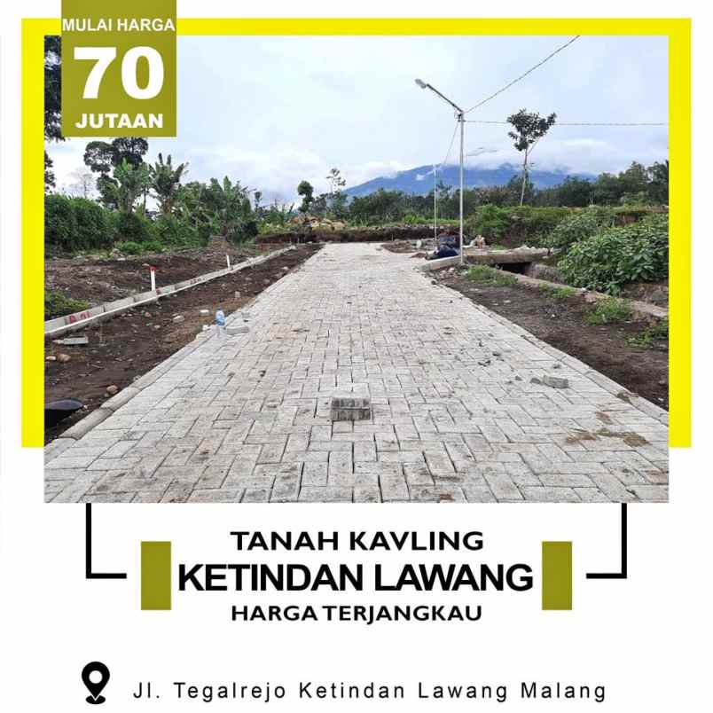 tanah kavling view pegunungan murah di lawang malang