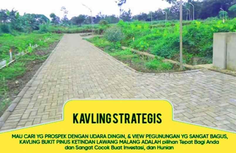 tanah kavling view pegunungan murah di lawang malang