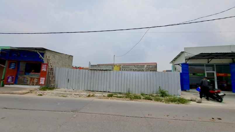 tanah murah pinggir jalan di babelan bekasi