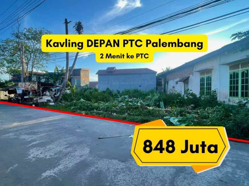 tanah seberang ptc mall palembang cocok untuk kost