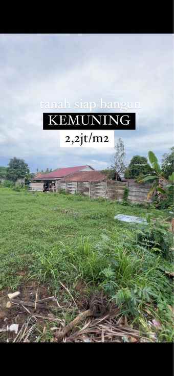 tanah siap bangun area kemuning