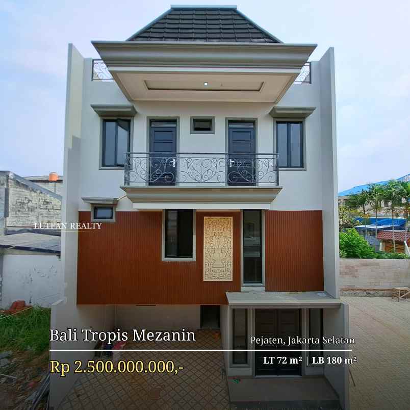 townhouse bali tropis pejaten