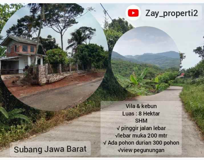 vila kebun produktif cijambe subang jawa barat