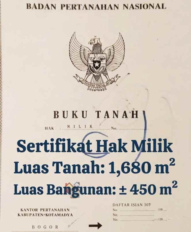 villa 2 lantai nyaman dan asri cisarua bogor