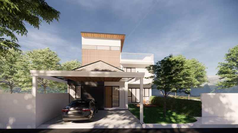 white house rumah elegant di depok