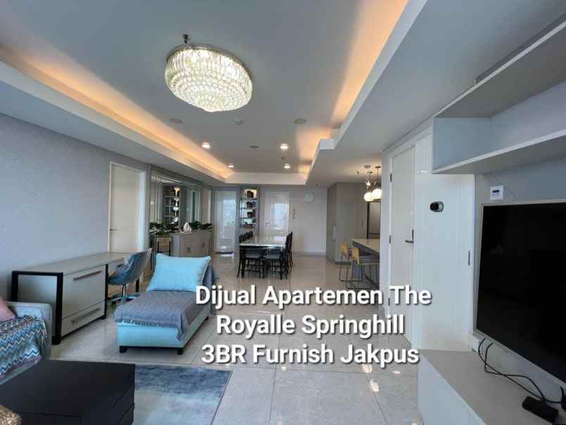 apartemen the royalle springhill 3br furnish jakpus