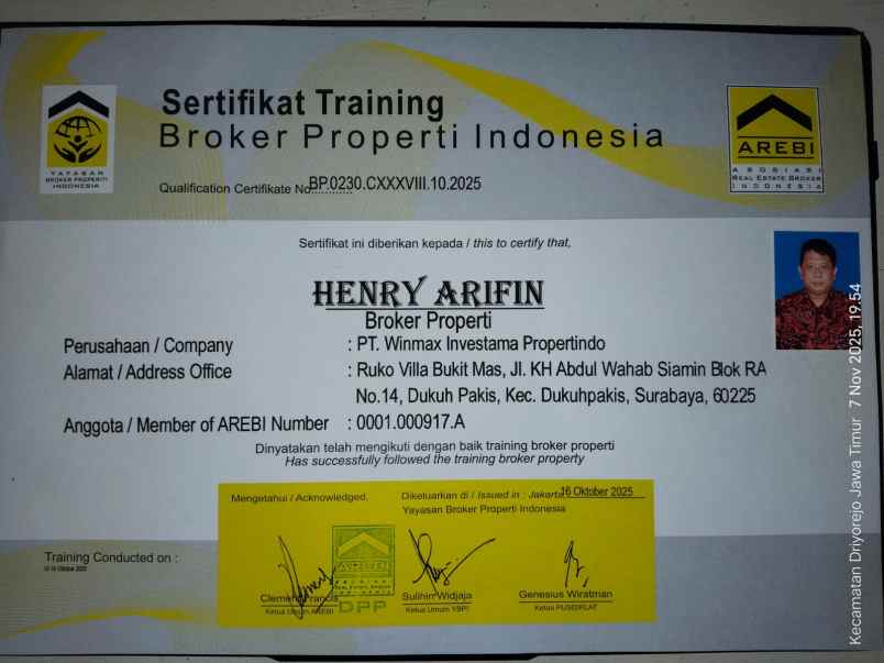 di sewakan ruko jemursari all listing can be cobroke