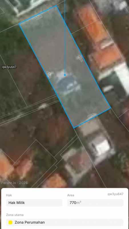 dijual 5 are jl krisna berawa tandeg tibubeneng canggu