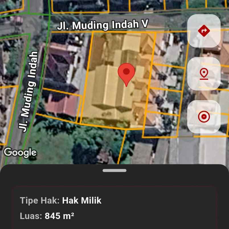 dijual 8 45 are jl muding indah gatsu barat kuta utara
