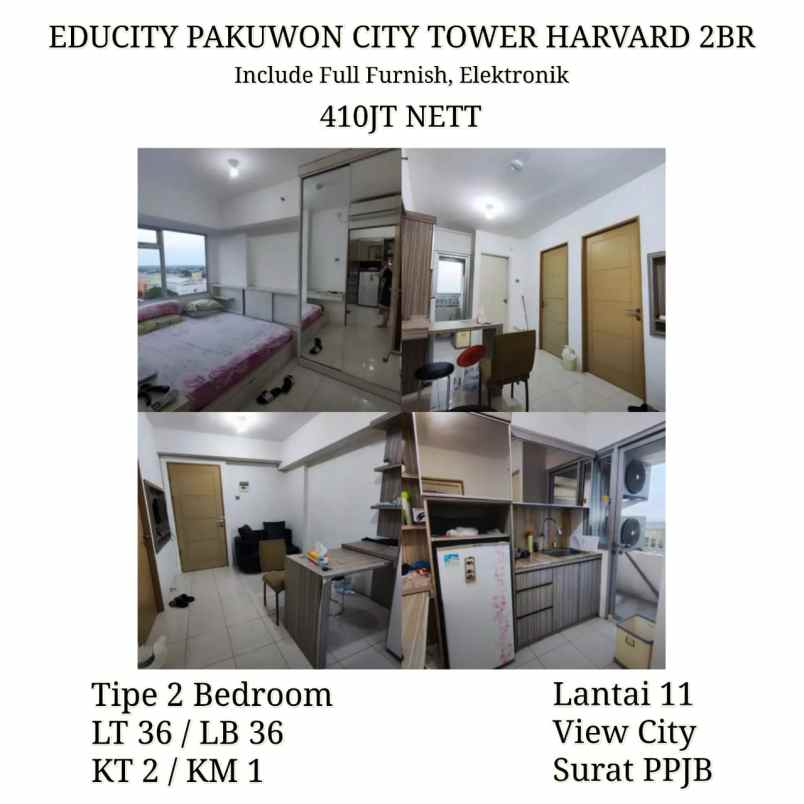 dijual apartemen apartemen educity