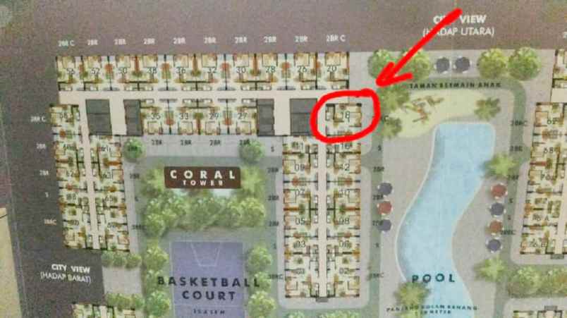 dijual apartemen jl mh thamrin rt 001 rw