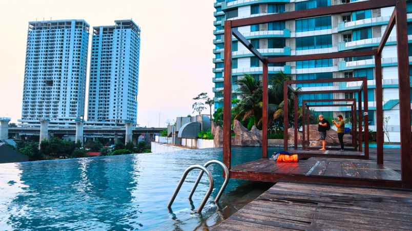 dijual apartemen studio murah grand kamala lagoon