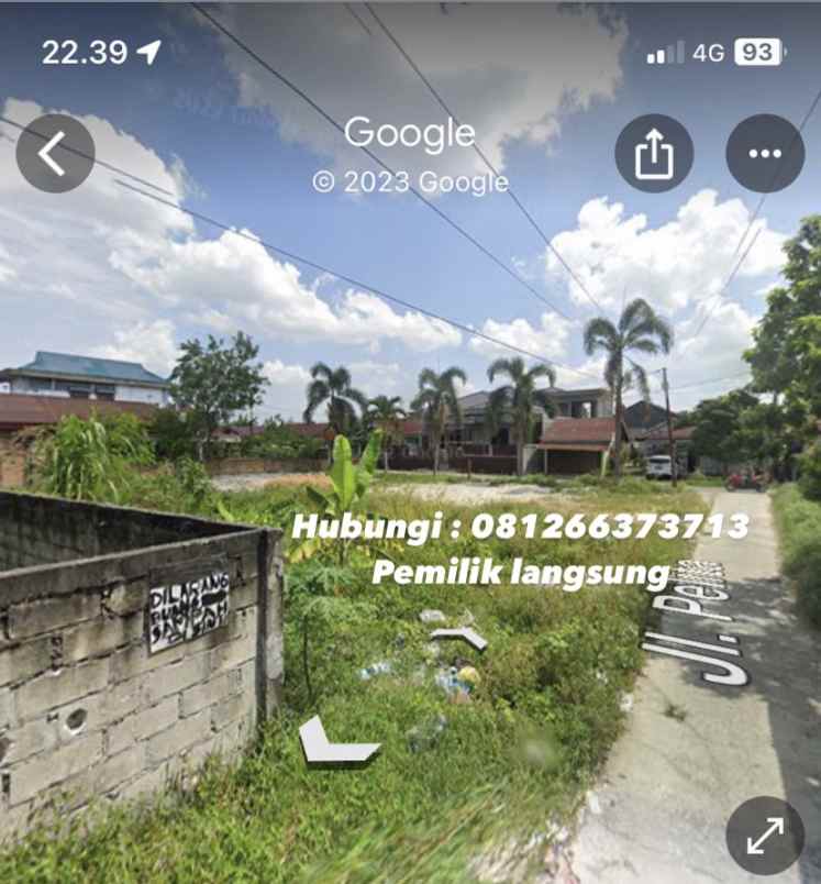 dijual cepat tanah kosong tengah kota pekanbaru nego