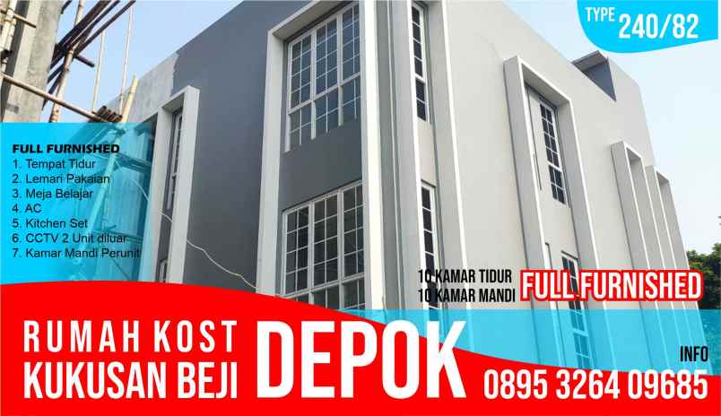 dijual kost beji kota depok