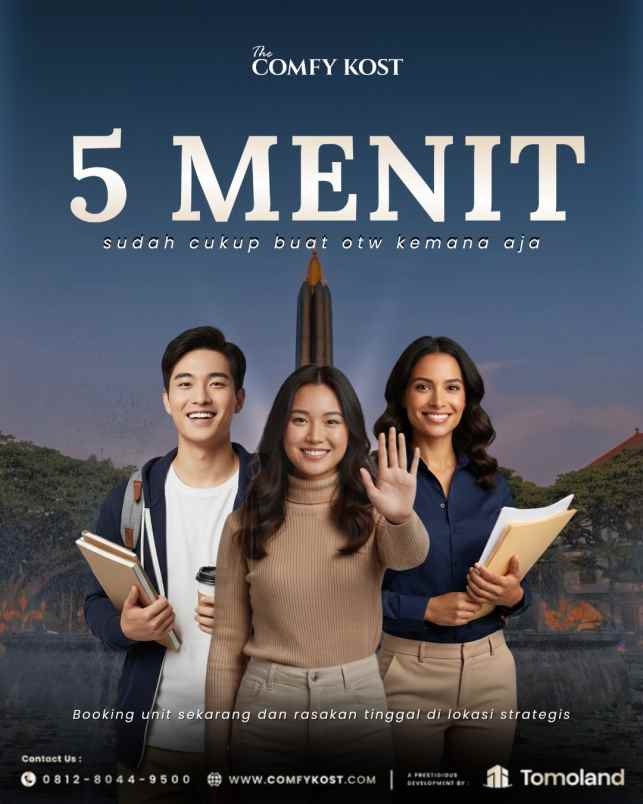 dijual kost jl simpang kyai h yusuf no