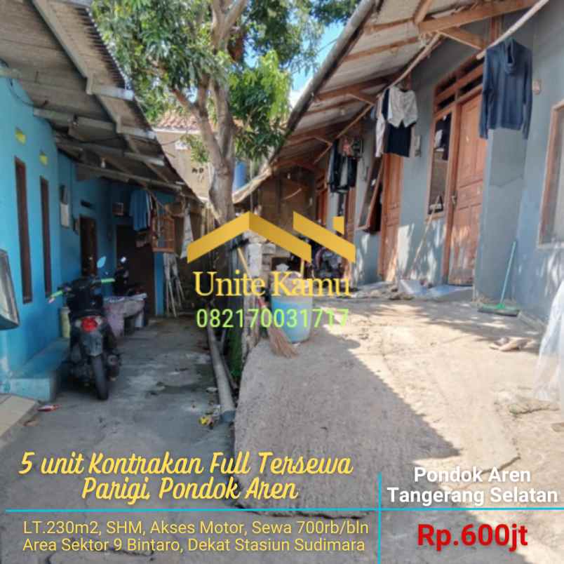 dijual kost perigi pondok aren tangsel