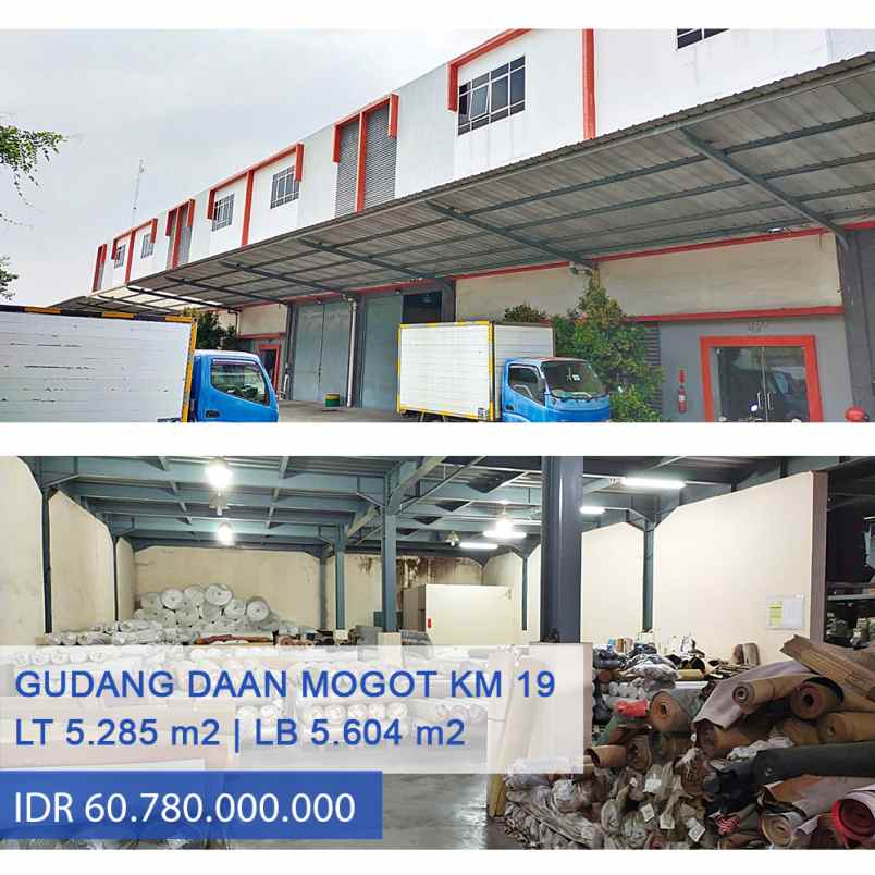 dijual ruko gudang kantor daan mogot km 19 kel