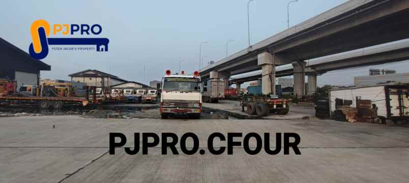 dijual ruko gudang kantor jalan raya bekasi