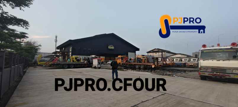 dijual ruko gudang kantor jalan raya bekasi