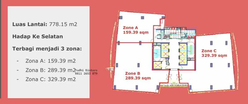 dijual ruko gudang kantor jalan tbsimatupang