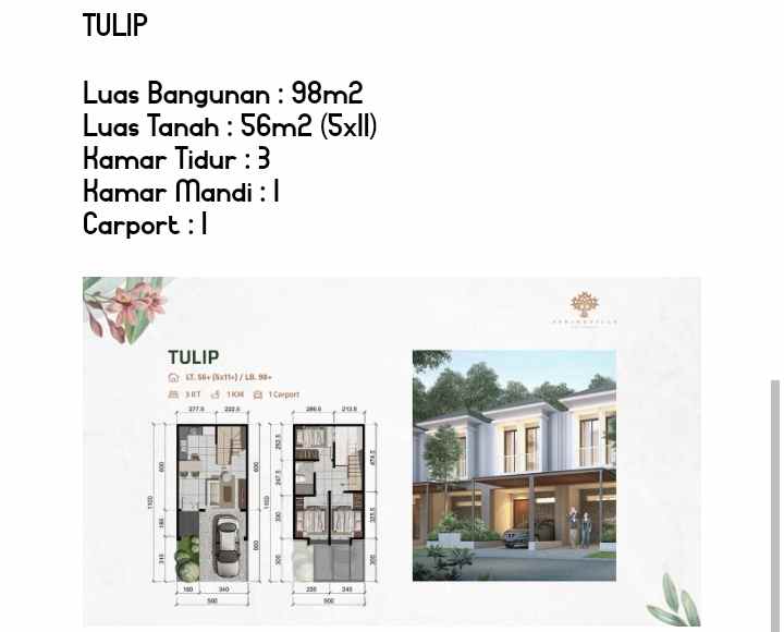 dijual ruko gudang kantor springville residence