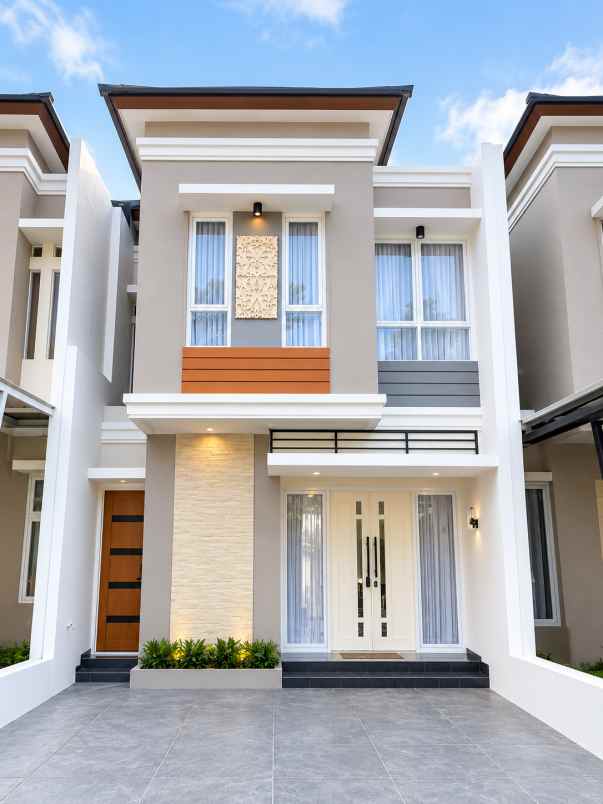 dijual rumah 2 lantai full furnish pamulang shm