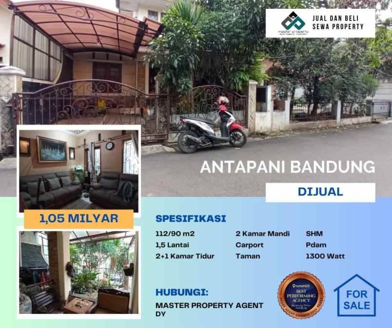 dijual rumah antapani