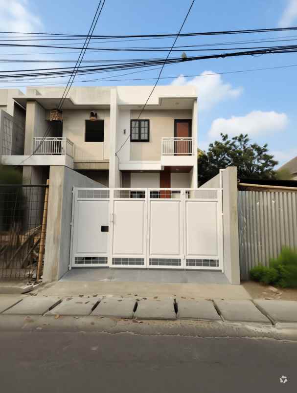dijual rumah baru design minimalis modern siap huni