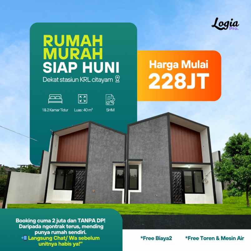 dijual rumah bojong gede