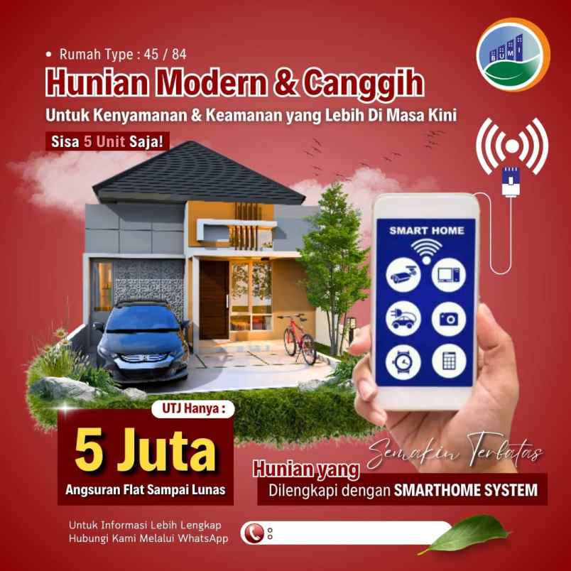 dijual rumah bumi sejahtera juanda