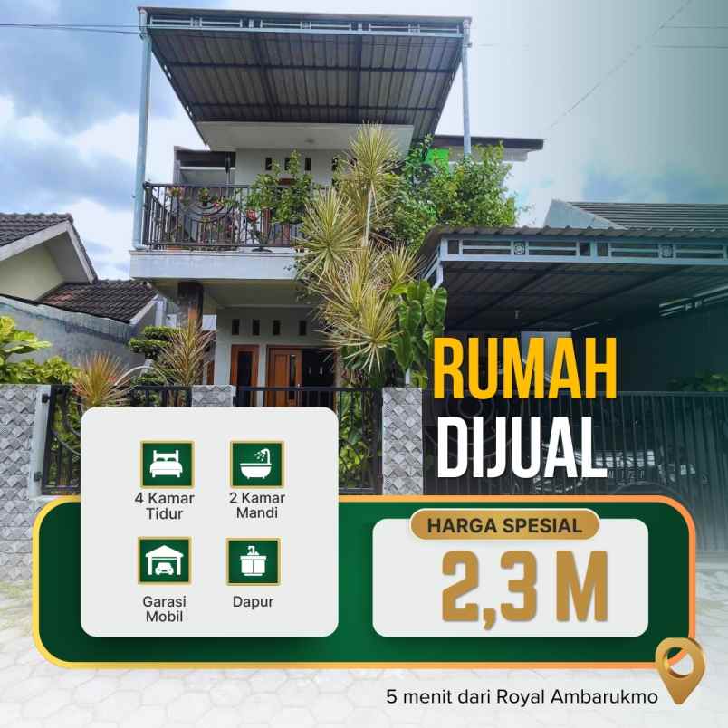 dijual rumah caturtunggal depok sleman