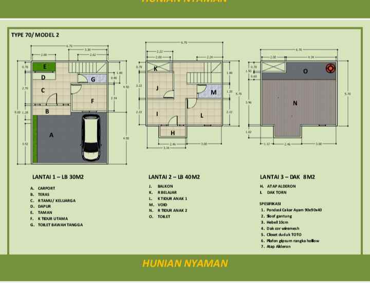 dijual rumah ciherang cimanggis depok