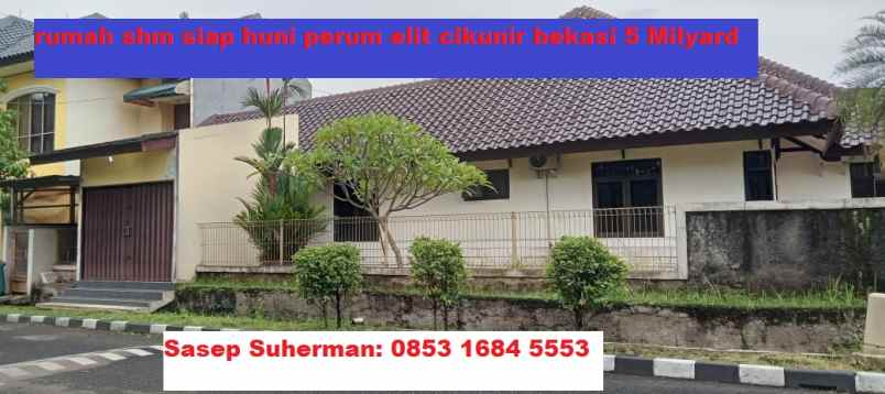 dijual rumah cikunir bekasi jawa barat